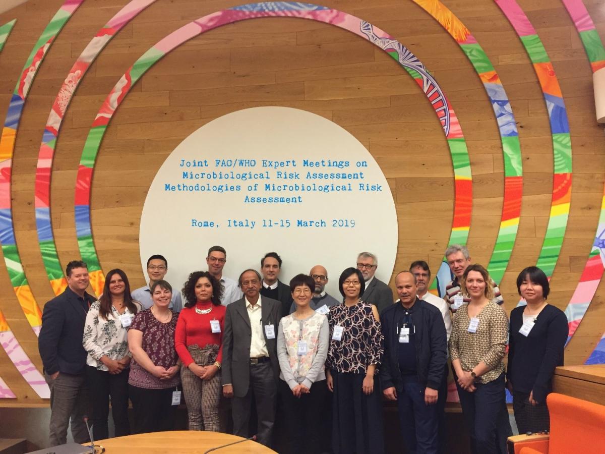 Joint FAO/WHO Expert Consultation Meeting on Microbial Risk Assessment, Rome Italy, March 11-15, 2019